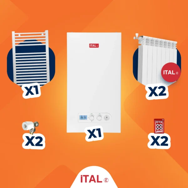 Pack Chaudière ITAL 24KW à ventouse - Studio