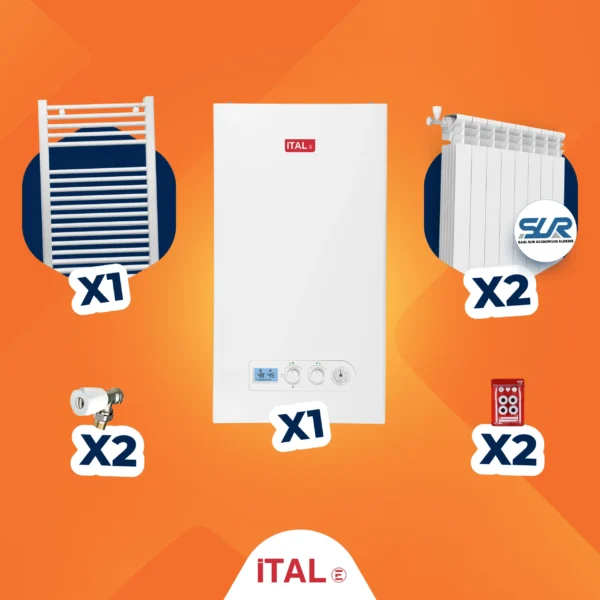 Pack Chaudière ITAL-SUR 24KW à ventouse - Studio